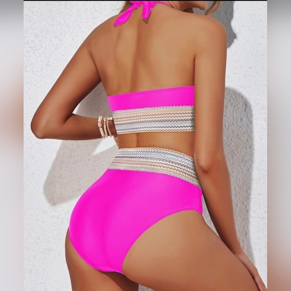 Yonique Women's Tummy Control Bikini #412 - Picture 4 of 15